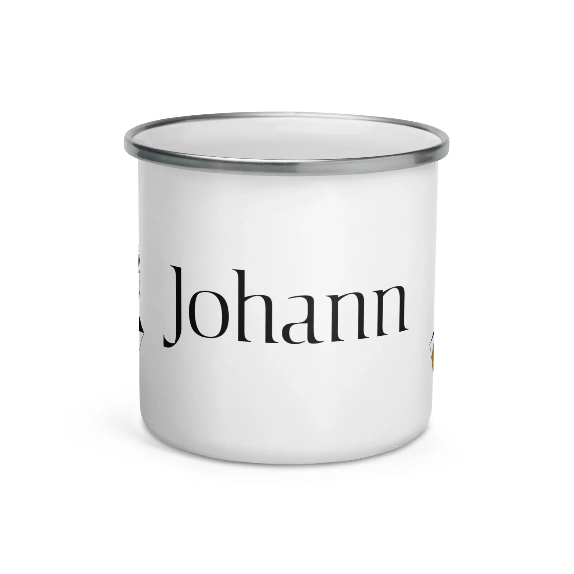 Bach Emaille Mok Johann | Vintage Klassieke Muziek Mok