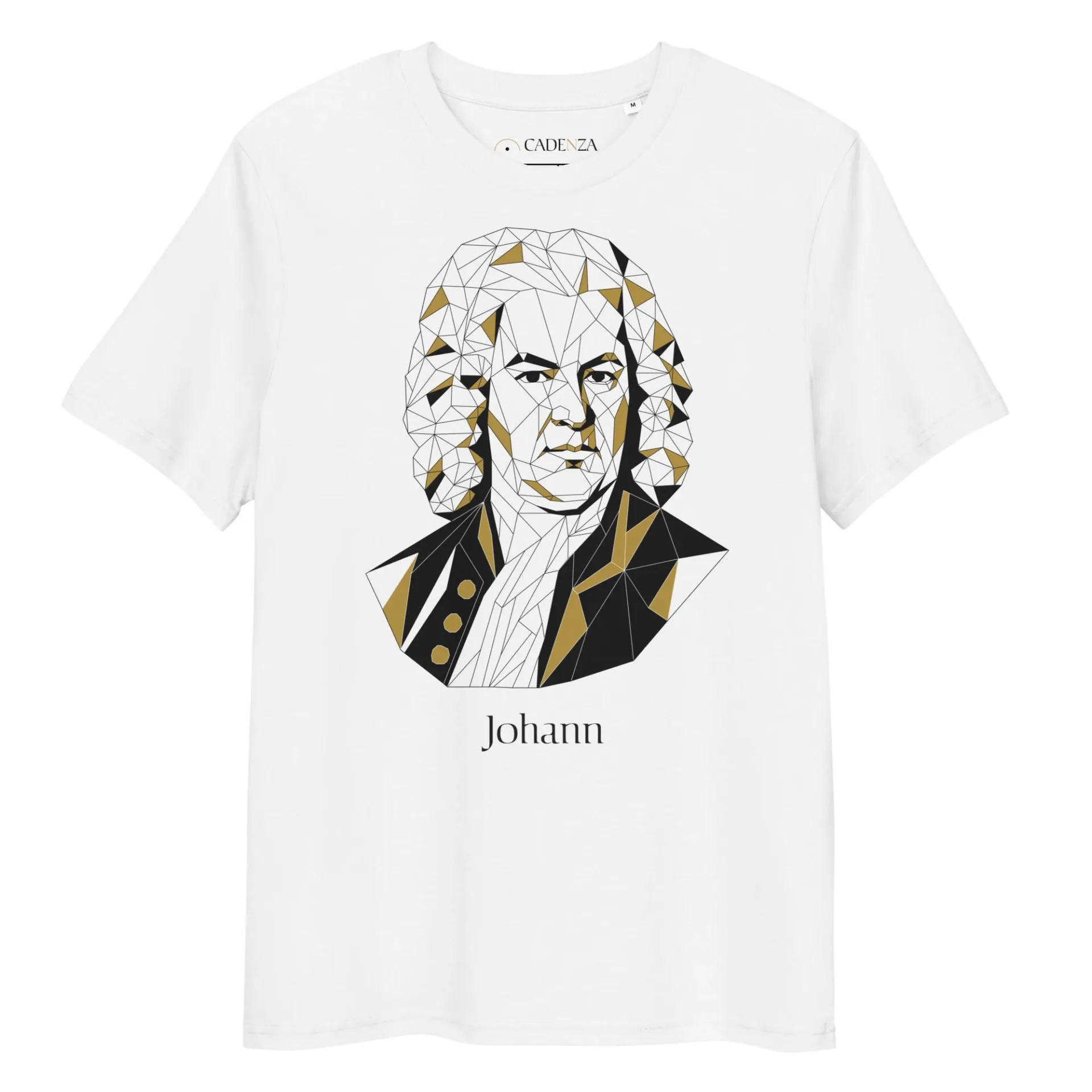 Bach T-shirt | Johann Sebastian Bach Geometrisch Portret