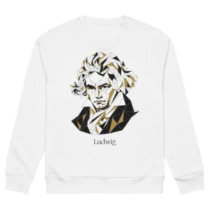 Beethoven Sweatshirt Ludwig Goud | Klassieke Muziek Trui